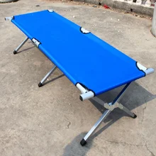 Осел Открытый Отдых алюминиевого сплава марта портативный кровать раскладная кровать утолщение типа