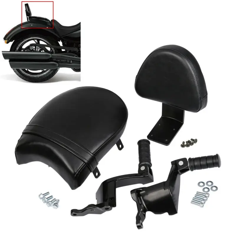 

Motorcycle Rear Footrest Mount Passenger Seat Backrest For Victory High ball Gunner Vegas