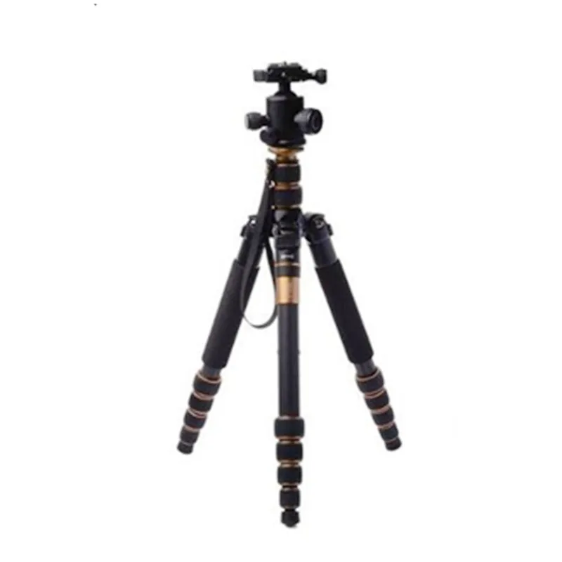 Q 777C Pro Portable Carbon Fiber Tripod Monopod Q777c Ball Head