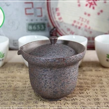 Китайский набор для Кунг Фу Ча церемонии из гайвань-чайника и двух чашек Сердцевина плода лотоса 190 мл
