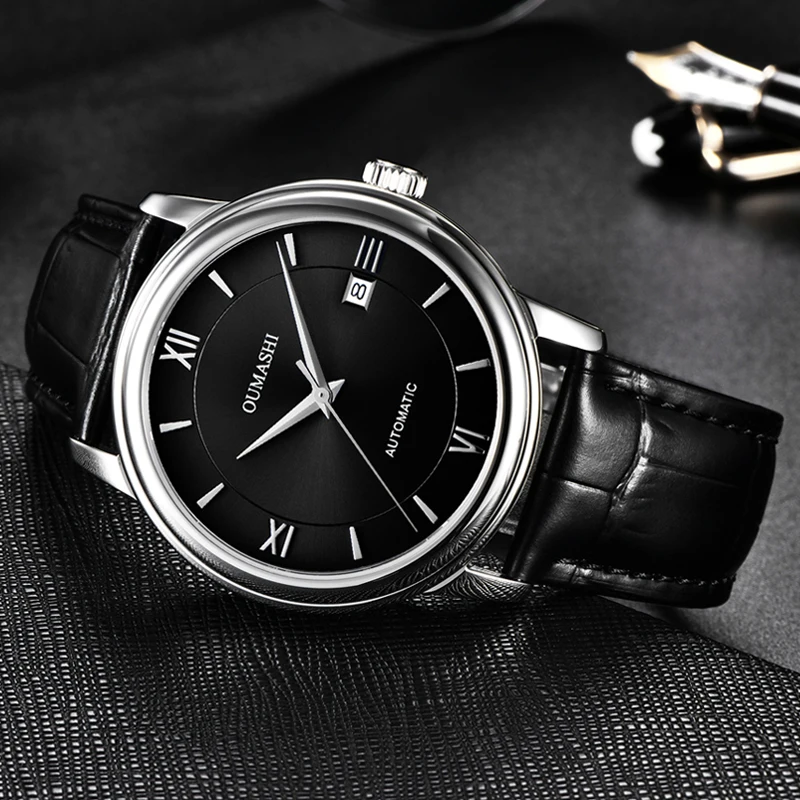 2019 جديد الرجال ساعات آلية Oumashi 40 مللي متر ميوتا الترفيه للماء ووتش العلامة التجارية الفاخرة جلد طبيعي التلقائي ووتش الرجال 05 2019 جديد الرجال ساعات آلية Oumashi 40 مللي متر ميوتا الترفيه للماء ووتش العلامة التجارية الفاخرة جلد طبيعي التلقائي ووتش الرجال 05
