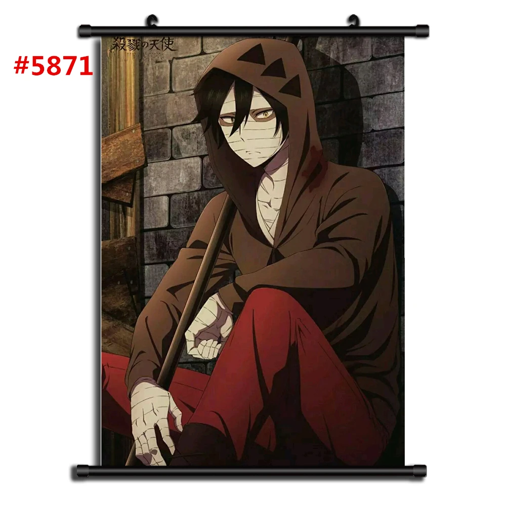 Satsuriku no Tenshi Angels of Death Zack Ray Anime Wall Scroll Poster Manga  Figure Painting Home Decor Gifts - AliExpress