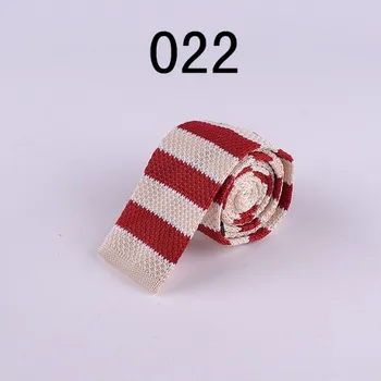 

Lingyao HOT Sale fashion knitted tie high quality woven Knitting necktie unique striped cravates