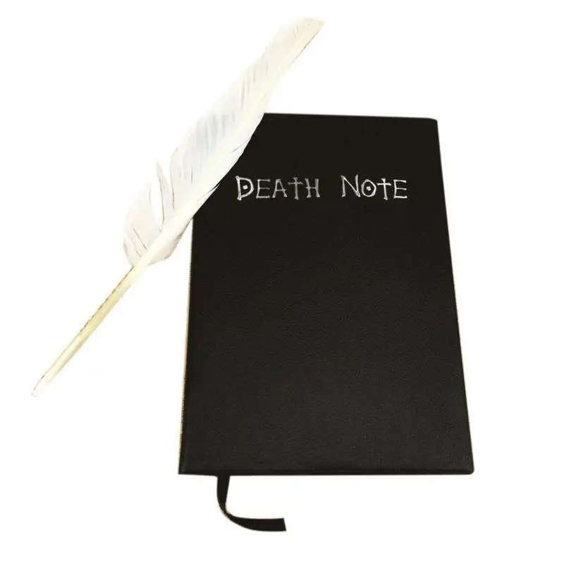 

Death Note Notebook With Feather Pen Notes Diary Anime Writing Journal Cosplay School Supplies Office Accessories