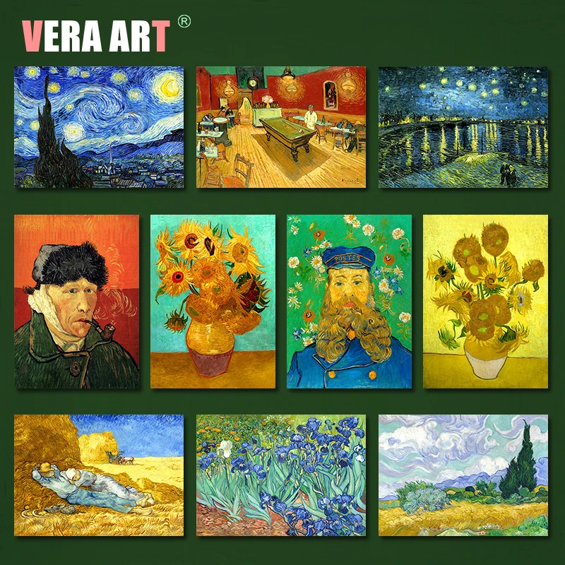 

Van Gogh Oil Canvas Painting Canvas Sunflower Apricot Art Print Poster Picture Wall Art Prints Paintings Abstract Poster Picture