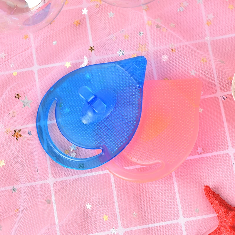 Baby Bath Brush Oval Blackhead Remover Facial Brush Cleaning Pad