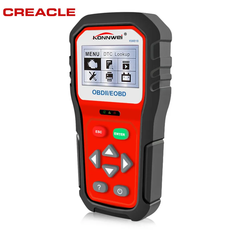 

KONNWEI818 OBD2 Diagnostic Tool CAN BUS Car Code Reader KW818 OBD II Multi-Language Scanner French Diagnostic Codes Reader Tools