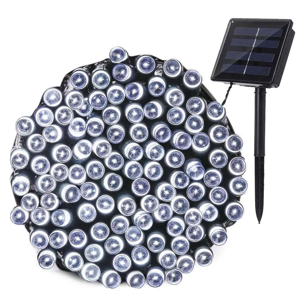 

Holiday Christmas Led Garland Light String 100 LED Solar Fairy Lighting Waterproof Indoor/Outdoor Party Solar Garden Lights