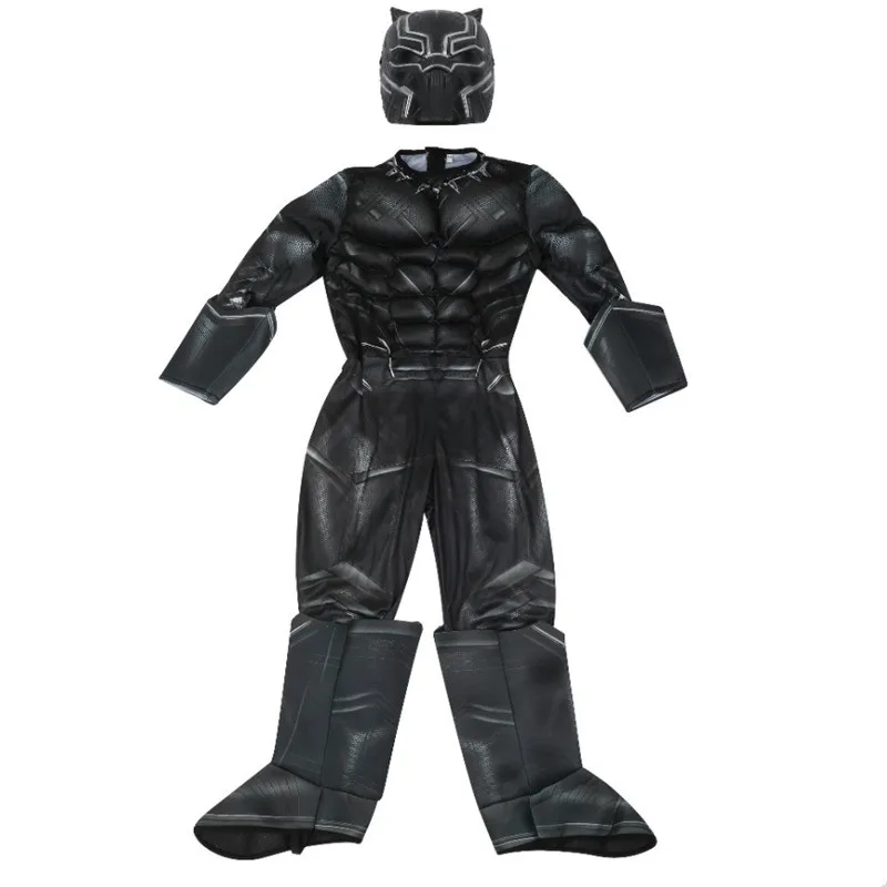 Kids Black Panther Costume Cosplay Marvel Infinite War Superhero Costume Cosplay Kids Child Boys Girl Halloween Costume For Kids