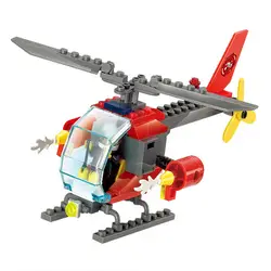 89 шт. кирпичи вертолеты развивающие игрушки модель строительные блоки кирпичные игрушки для мальчиков девочек детей