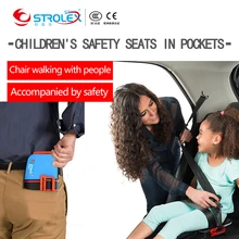 Strolex Mini Folding Baby Child Car Safety Seats Travel Pocket Portable Baby Car Safety Seat Harness Kids Car Seat Liners 2~12 Y Strolex Mini Folding Baby Child Car Safety Seats Travel Pocket Portable Baby Car Safety Seat Harness Kids Car Seat Liners 2~12 Y