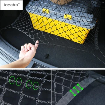 

Lapetus Accessories Fit For Honda CR-V CRV 2017 - 2020 Rear Trunk Luggage Storage Container Cargo Mesh Net Molding Cover Kit