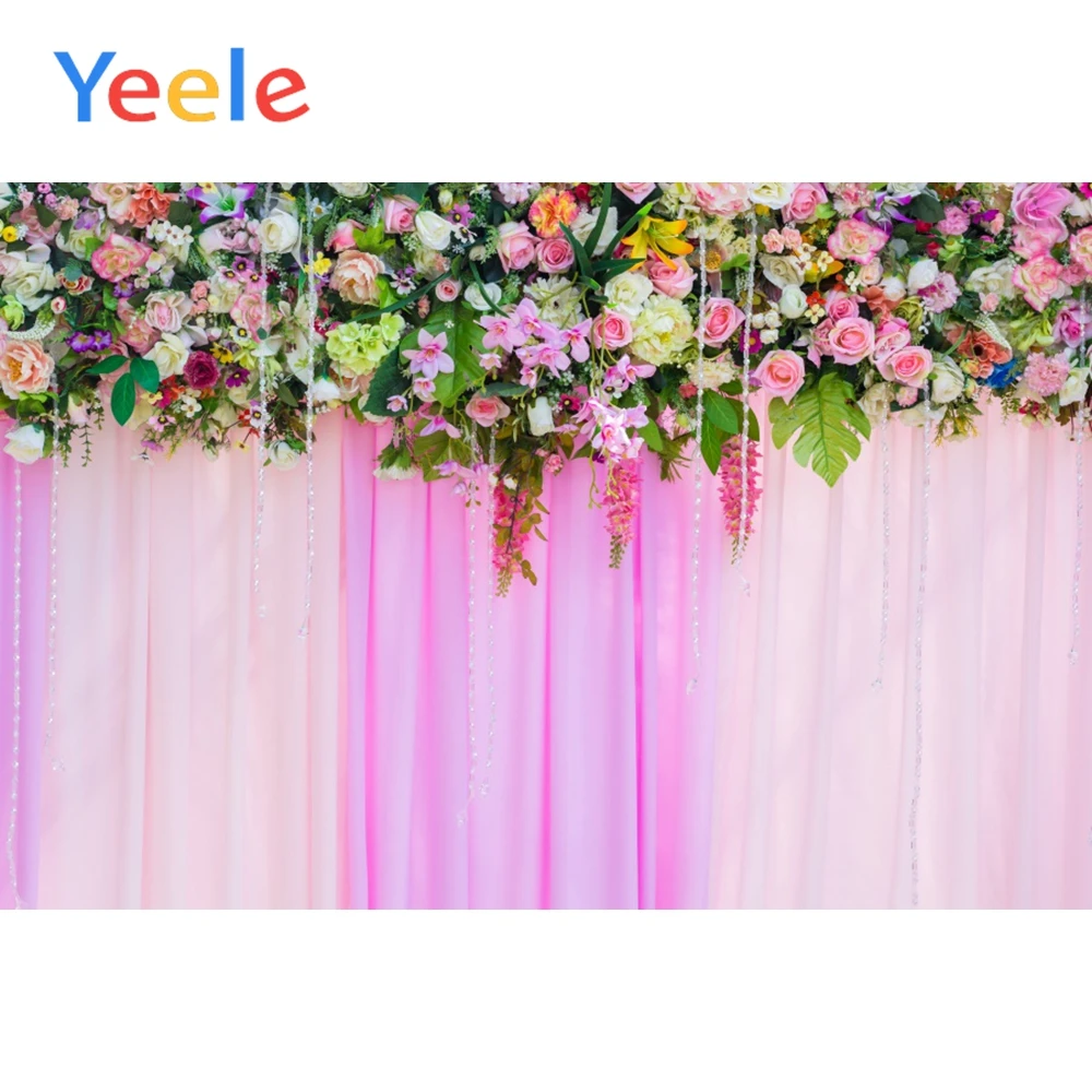 

Yeele Flowers Blossom Ceremony Backgrounds Props Pet Doll Scene Baby Photography Children Photographic Backdrop For Photo Studio
