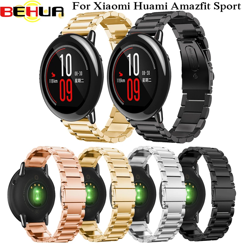 22mm Stainless Steel Bracelet Watch Band Strap For Xiaomi