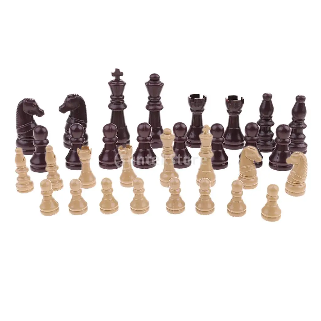 32 шт Сменные пластиковые шахматы/Шахматы полный набор