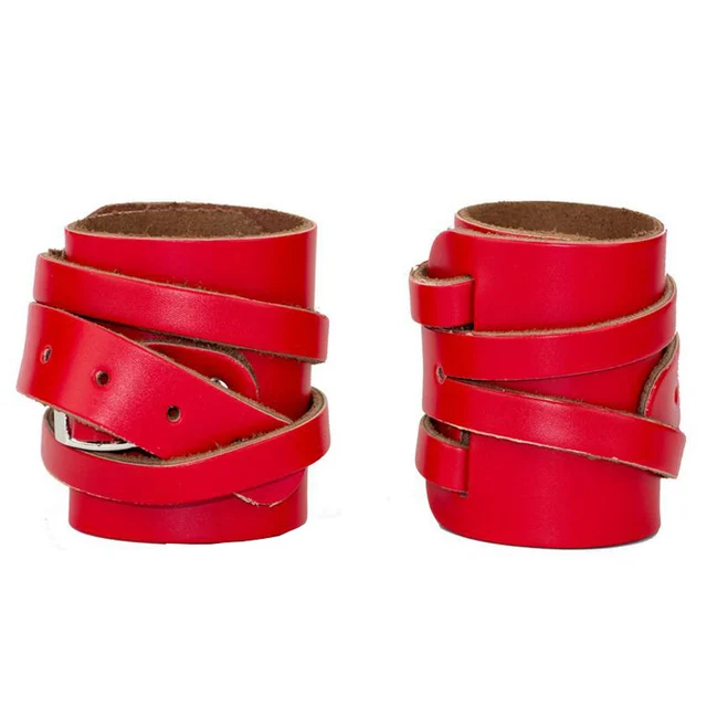 High quality weightlifting genuine leather wrist support wrist wraps 01