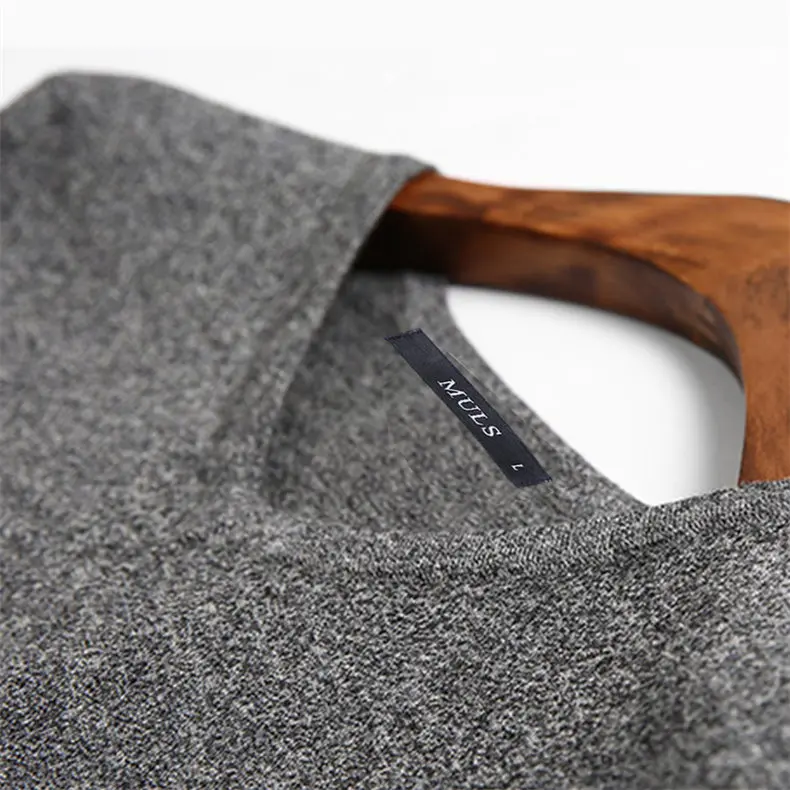 Woolen SweaterS Pullover Men 100% Merino Wool Sweater Jumpers Man Winter Warm V Neck Male Knitwears Autumn Spring Plus Size 4XL-06