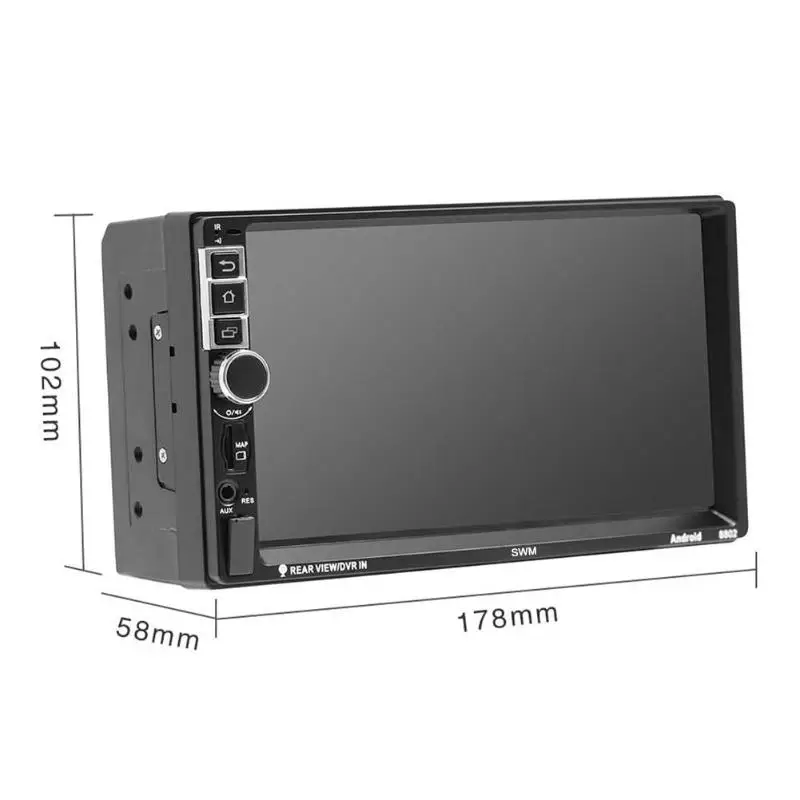 Top 7inch 2 Din Quad-core Android 7.1 Car Stereo MP5 Player GPS Navi RDS FM AM Radio Bluetooth Head Unit Support APK App Download 15