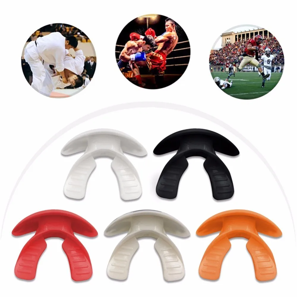 Adultos juventud Mouthguard boca guardias Protector de dientes proteger para el boxeo Deportes Fútbol Rugby baloncesto Muay tailandés seguridad