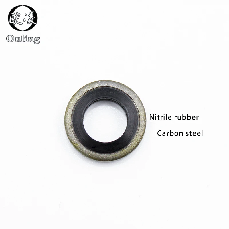 Sealing gasket bonded metal rubber washer fit M6-M60