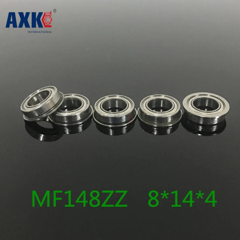 

Axk 10pcs Flanged 8x14x4 Blue Rubber Bearings Abec-3 Mf148 ZZ MF148Z