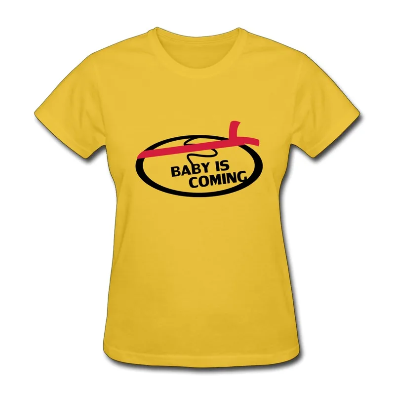 Ladys Shirt Cotton Pregnant pregnancy baby alarm child mom dad Custom Teeshirts for Lady Good Quality | Женская одежда
