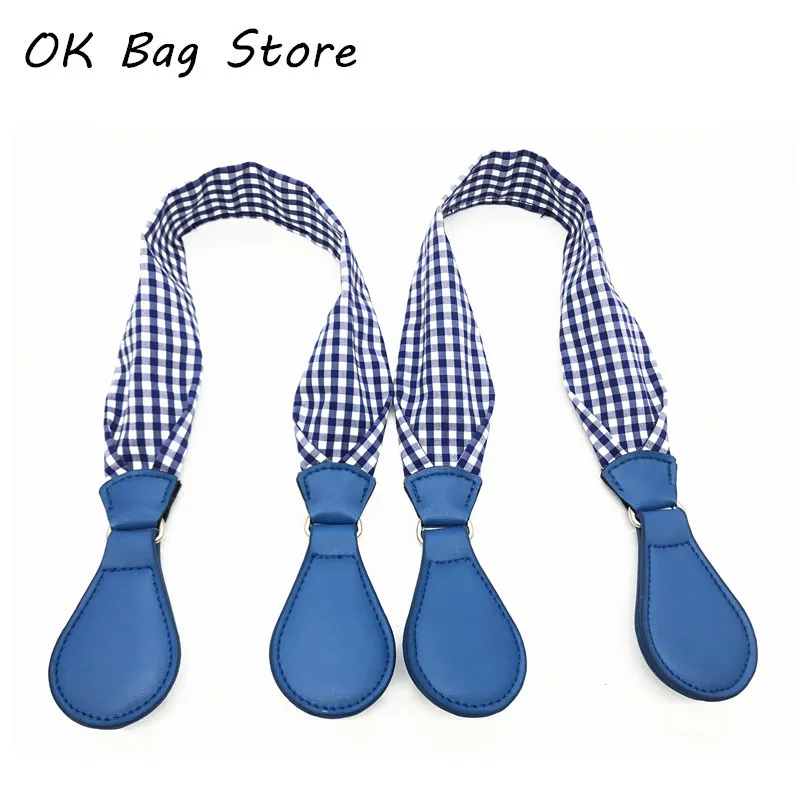 Ручки сумки сумка аксессуары PU obag 65 - Цвет: Небесно-голубой
