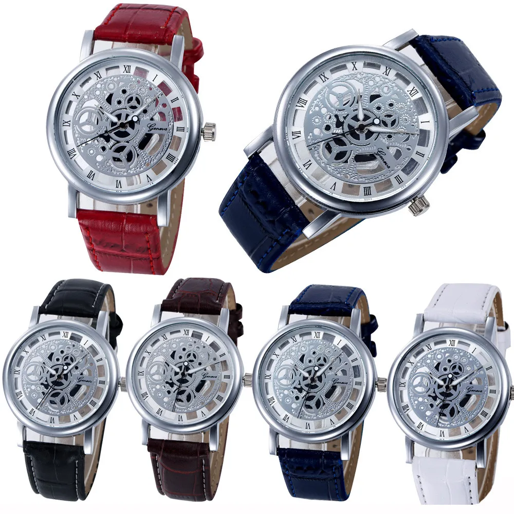 

Fashion Business Watch Women Hollow Dress Analog Quartz Wristwatch Clock zegarek damski Girls Bracelets Watches Relojes Mujer Ff