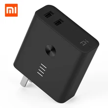 Xiaomi ZMI Smart 5V 3A настенное быстрое зарядное устройство и внешний аккумулятор 5000mAh 5V 2.4A литий-ионный аккумулятор для Xiaomi samsung iPhone