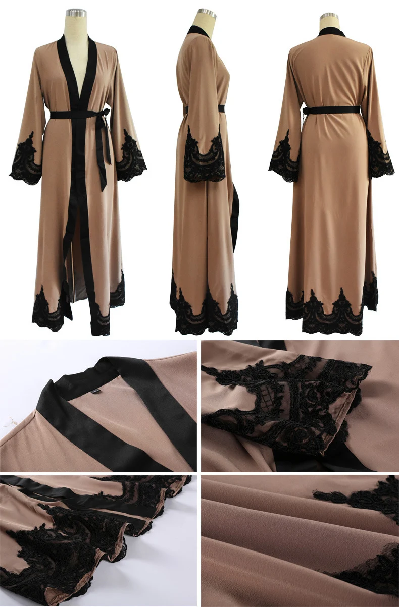 Женское мусульманское платье абайя кардиган Клубные вечерние плюс размер 5XL кимоно с вышивкой платье хиджаб Восточный халат из марокена