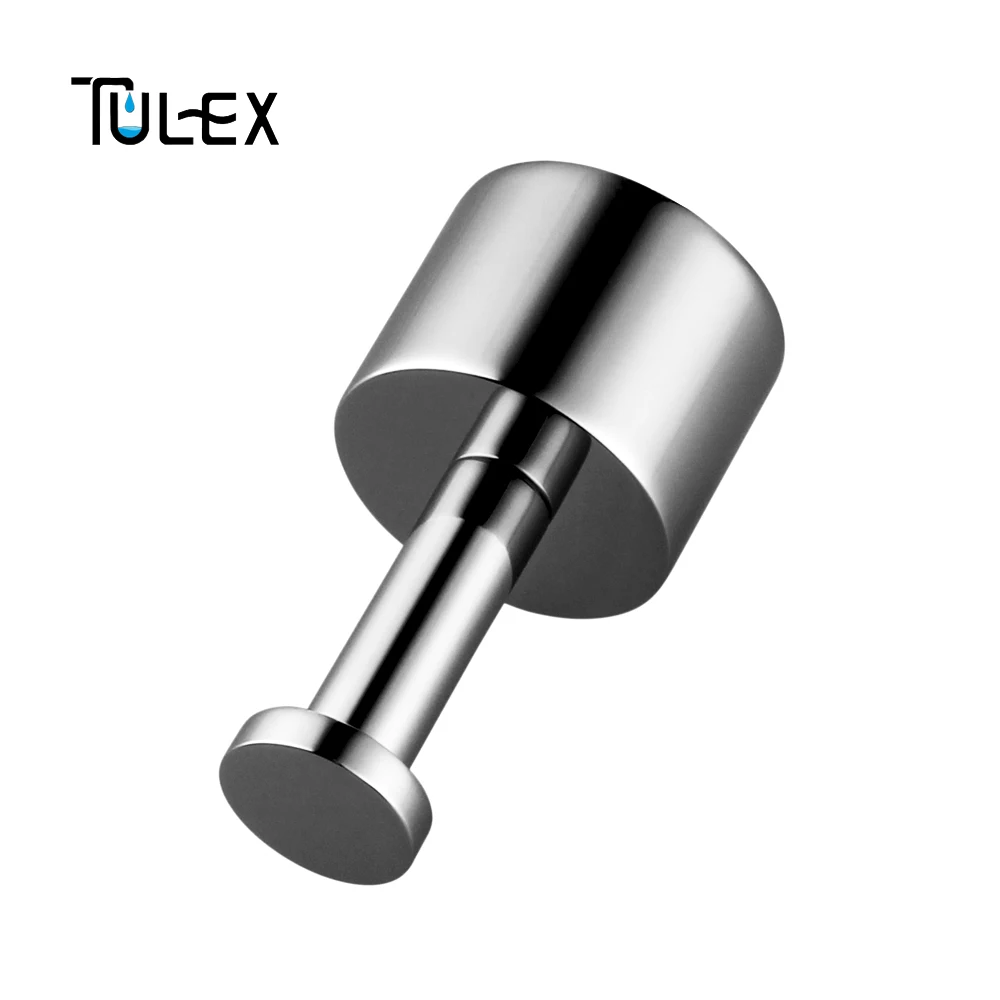 TULEX аксессуары для ванной комнаты, один крючок для полотенец, латунный крючок для халата, красивый дизайн, настенная вешалка, медное крепление на дверь