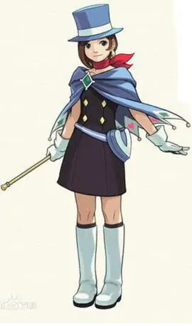 Gyakuten saiban Phoenix Wright костюм адвоката Trucy Райт Naruhodou Minuki Косплэй костюм