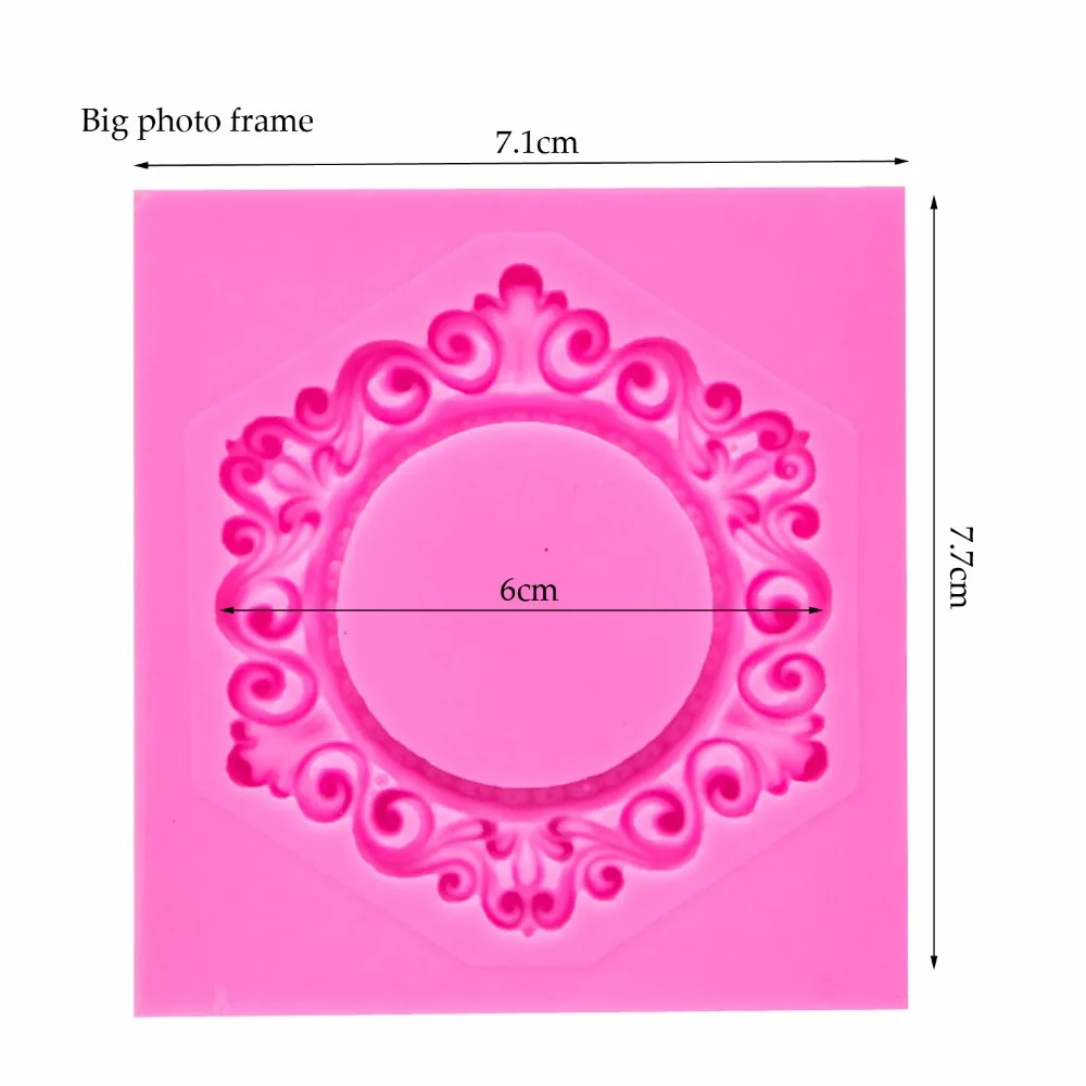 Рамка кружева шаблон силиконовая форма помадка плесень Торт украшения инструменты форма для шоколадной мастики T0988