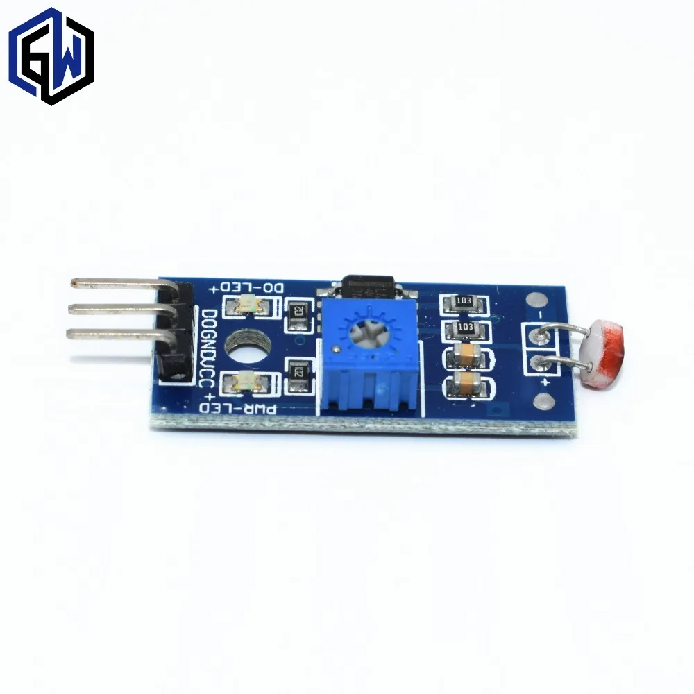 5Pcs Photosensitive brightness resistance sensor module Light intensity detect New