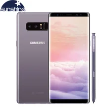 Original Samsung Galaxy Note 8 LTE Mobile phone 6.3” 12MP 6GB RAM 64GB/128GB/256GB ROM Dual back Camera Octa core Smartphone
