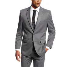 Простые костюмы мужские серые свадебные костюмы Свадебные смокинги мужские s костюмы Slim Fit пляжные мужские костюмы(пиджак+ брюки+ галстук
