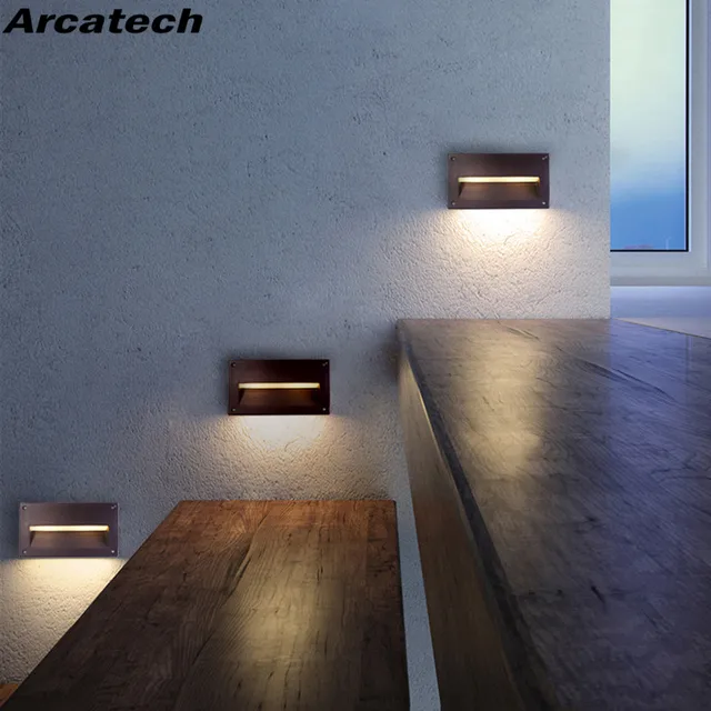 outdoor led step lights exterior waterproof recessed wall stair lamp footlight 3w outdoor led step light ip65 aluminum embedded staircase corner outdoor led step lights exterior waterproof recessed wall stair lamp footlight 3w outdoor led step light ip65 aluminum embedded staircase corner