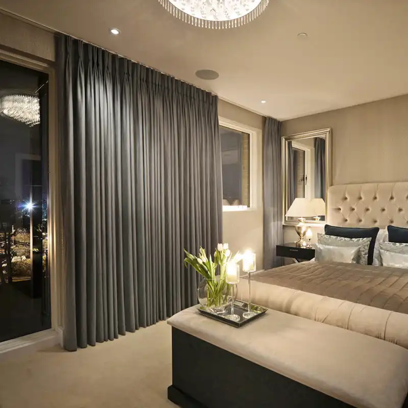 European And American Style Royal Silk Velvet High Shadeing Hotel Bedroom Living Room Windows Curtains Customized Processing Aliexpress Windows Curtains Customized