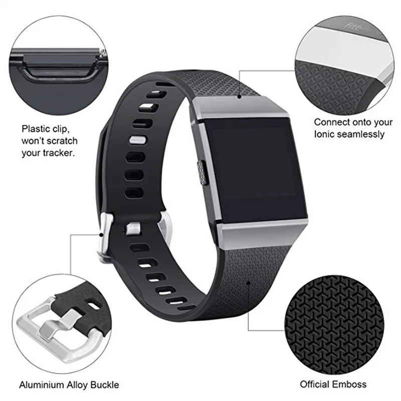 Wristbands for Fitbit  Ionic band silicone Smartwatch  (5)