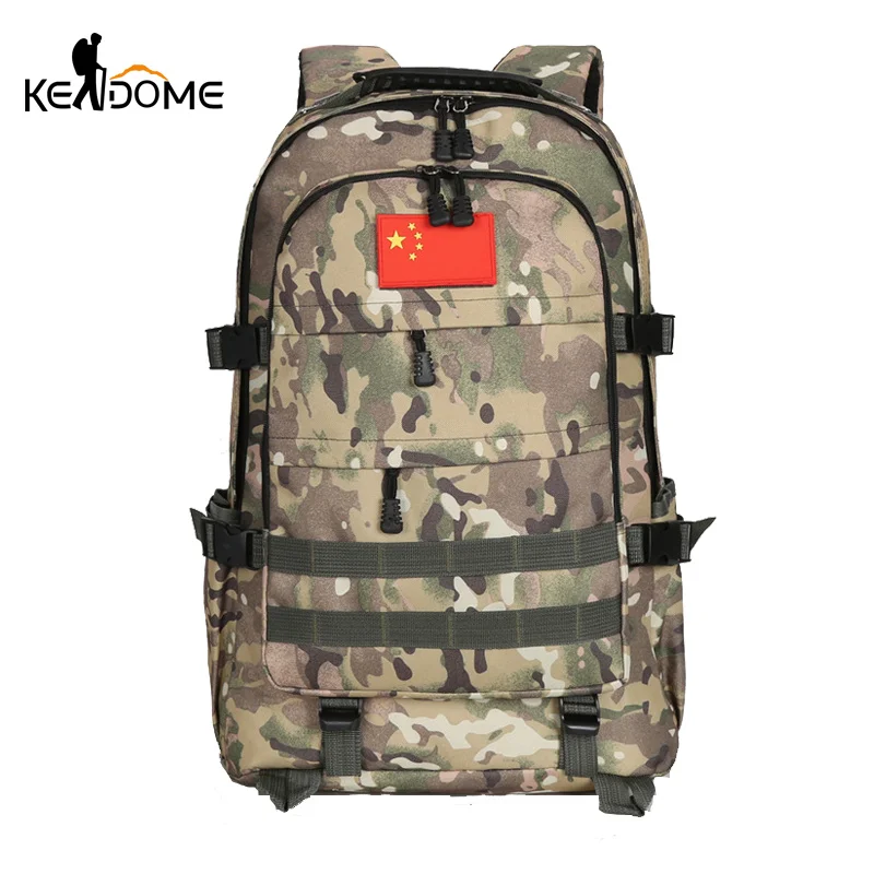 50L Military Tactical Army Backpack Rucksack Camping Hiking Trekking Outdoor Bag