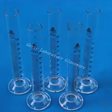 100 мл стеклянный измерительный цилиндр, 5 шт./лот, боросиликатное стекло 3,3 Материал лабораторное стекло