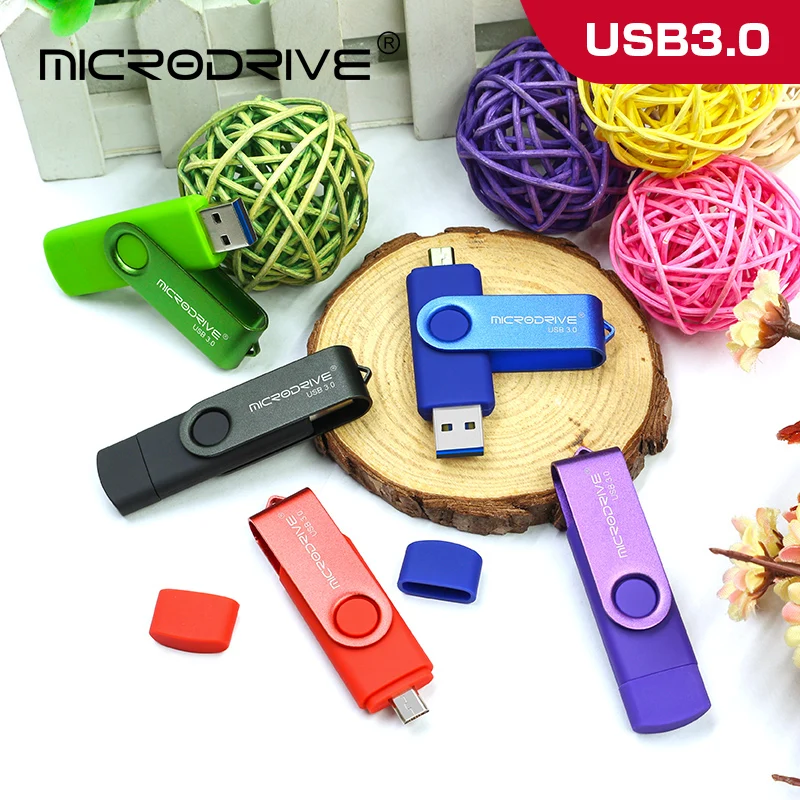 Microdrive B USB 3,0 OTG флеш-накопитель USB флеш-накопитель 128 ГБ 64B 32 Гб 16 Гб usb 3,0 Флешка U3 Макс 60 м/с класс 10