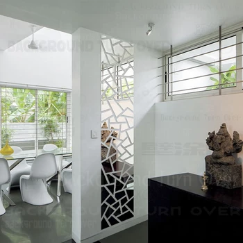 

Modern Abstract Geometry Rectangle Shape 3D Acrylic Mirror Wall Stickers Home Decor Living Room Backdrop Decoration Mural R068