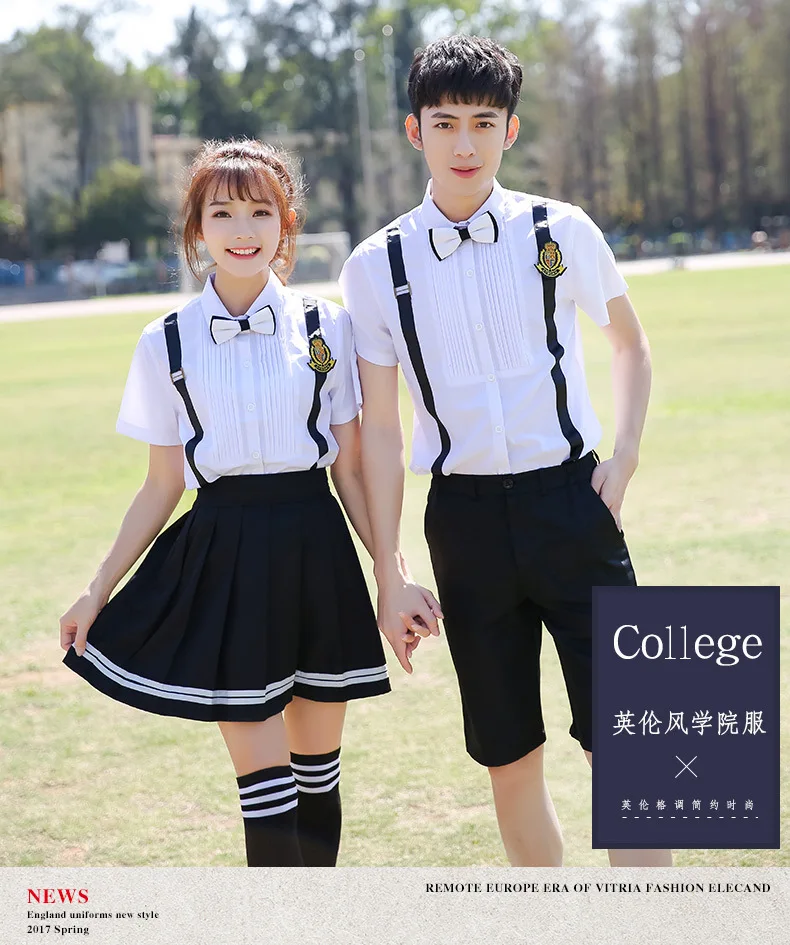 Студенты школьной формы подростков летняя школьная одежда короткий рукав японская Новинка матросские Костюмы форма Академии