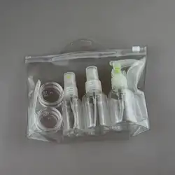 5 шт. мини Пластик Прозрачный Духи спрей бутылки Чехол Дорожный набор комплект