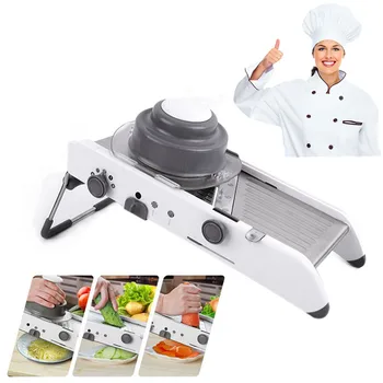 

9 in1 Mandoline Slicer Manual Vegetable Cutter cocina Professional Grater With Adjustable Stainless Steel Blades Kitchen Tool