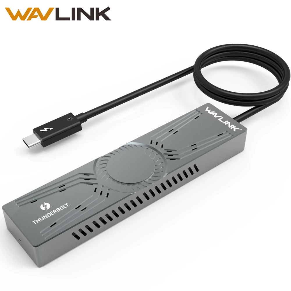 Wavlink Portable Thunderbolt 3 To Nvme Ssd Enclosure External Solid Disk Drive Pci E Nvme M 2 Ssd 500g 1tb Samsung 970 Evo New Hdd Enclosure Aliexpress