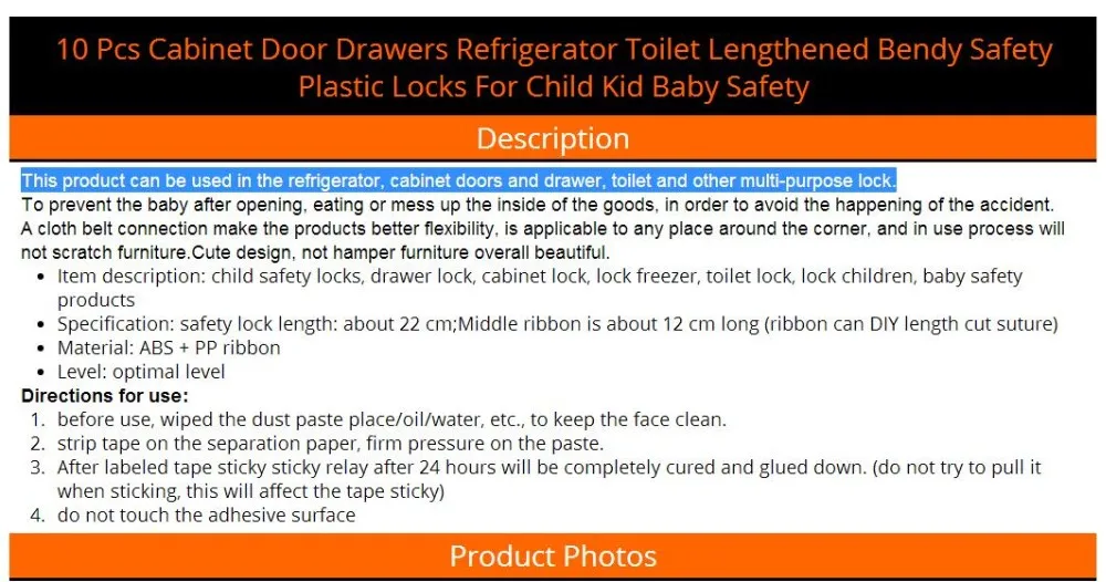 30 шт. Дверь шкафа Ящики Холодильник туалет удлиняется Бенди Детская безопасность Пластик Замки для ребенок малыш Детская безопасность