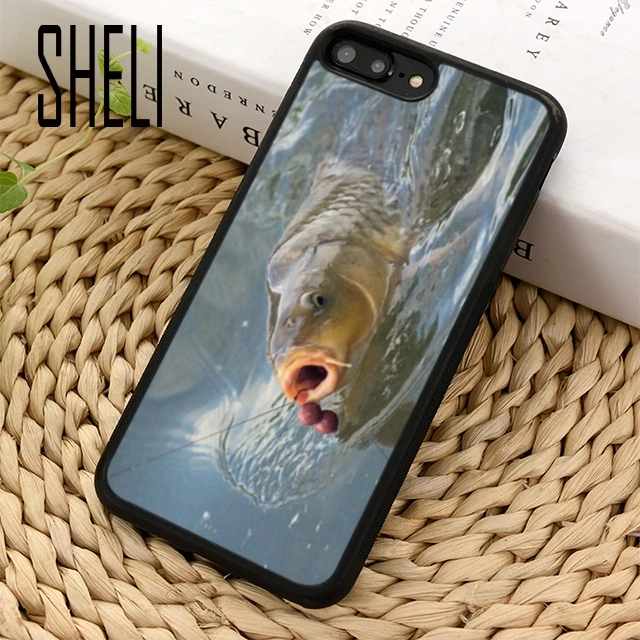 

SHELI CARP FISHING RODS Phone Case Cover For iPhone 6 6S 7 8 Plus X XR XS max 5 5S SE Samsung Galaxy S6 S7 edge S8 S9 Plus