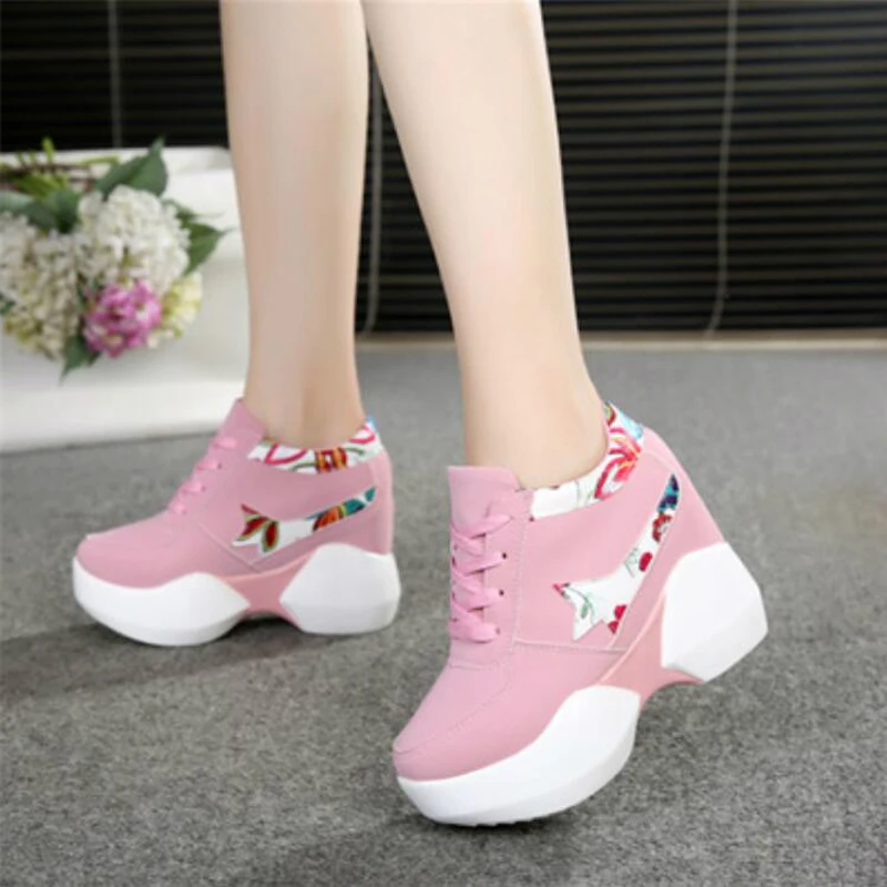 Heel Shoes Women Inner Heightening 